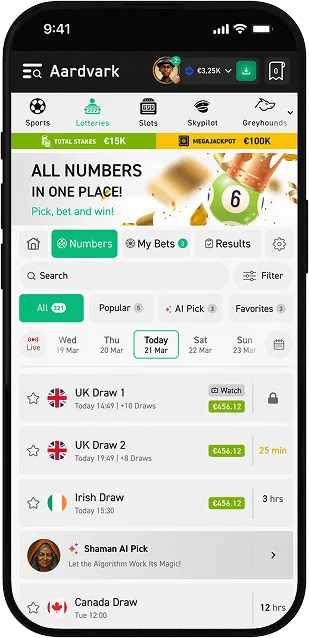 Lotteries platform